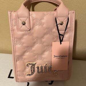 Juicy Couture Blush Quilted Mini Bag